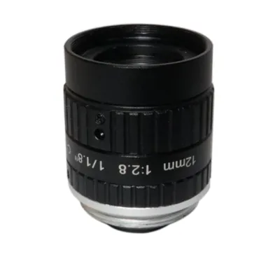 C-Mount FA Lens for Machine Vision with 12mm focal length 3K 6MP F2.8 iris 1/1.8" inch format
