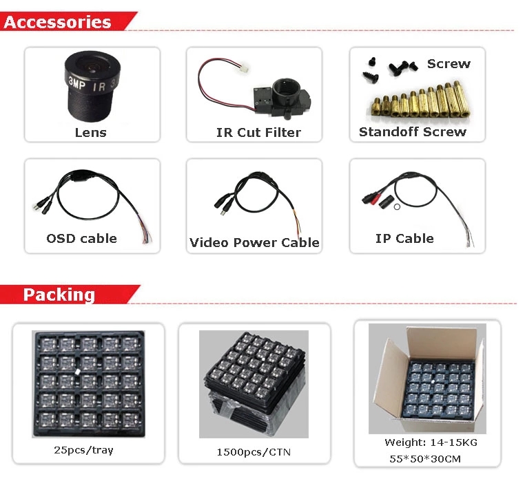 Human Detection POE 4MP Full HD Starlight IP Camera PCB Board Module